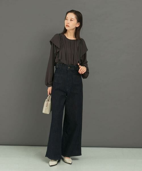 URBAN RESEARCH ROSSO / アーバンリサーチ ロッソ シャツ・ブラウス | フリルラッフルブラウス | 詳細5