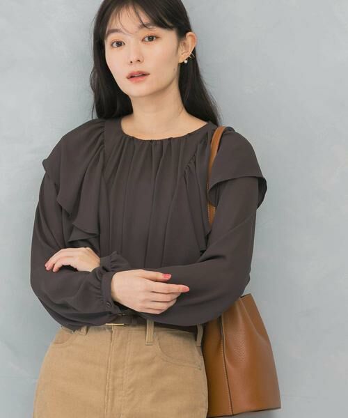 URBAN RESEARCH ROSSO / アーバンリサーチ ロッソ シャツ・ブラウス | フリルラッフルブラウス | 詳細9