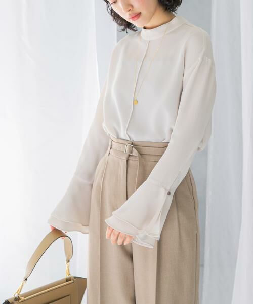 URBAN RESEARCH ROSSO / アーバンリサーチ ロッソ シャツ・ブラウス | フレアスリーブブラウス(アイボリー)