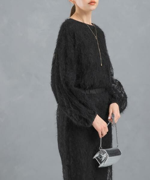 URBAN RESEARCH ROSSO / アーバンリサーチ ロッソ シャツ・ブラウス | フラワーチュールシャギーブラウス | 詳細10