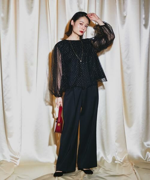 URBAN RESEARCH ROSSO / アーバンリサーチ ロッソ シャツ・ブラウス | ラメチュールギャザーブラウス | 詳細13