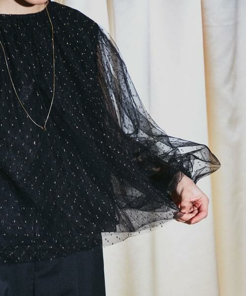 URBAN RESEARCH ROSSO / アーバンリサーチ ロッソ シャツ・ブラウス | ラメチュールギャザーブラウス | 詳細19