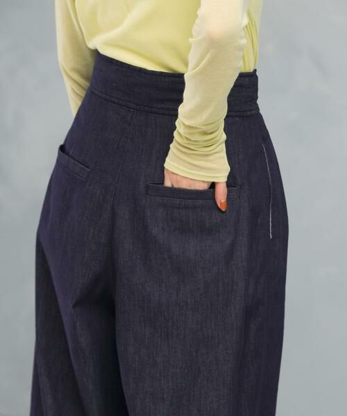 URBAN RESEARCH ROSSO / アーバンリサーチ ロッソ デニムパンツ | ランダムタックデニムパンツ | 詳細11