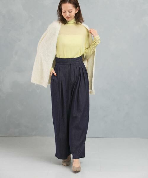 URBAN RESEARCH ROSSO / アーバンリサーチ ロッソ デニムパンツ | ランダムタックデニムパンツ | 詳細2