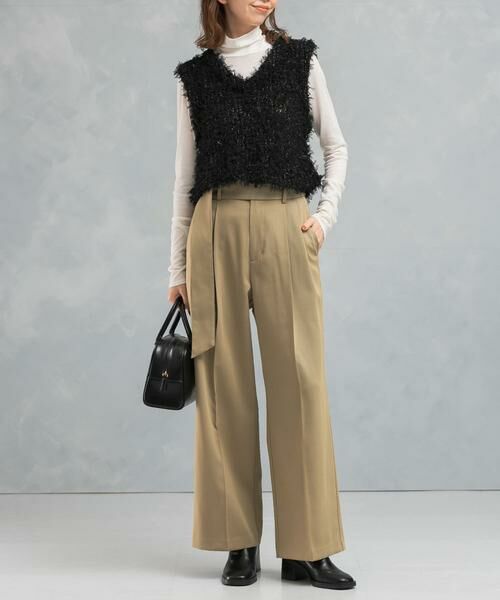 URBAN RESEARCH ROSSO/アーバンリサーチ ロッソ ベルトパンツ ベージュ 38 URBAN RESEARCH ROSSO/アーバンリサーチ ロッソ ベルトパンツ ベージュ 38