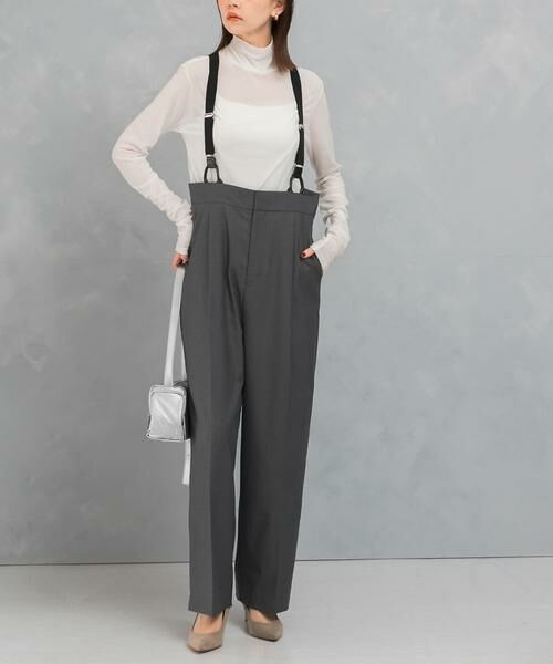 URBAN RESEARCH ROSSO/アーバンリサーチ ロッソ サスペンダーパンツ グレー 38