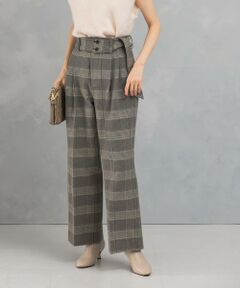 URBAN RESEARCH ROSSO / アーバンリサーチ ロッソ その他パンツ | チェックベルトパンツ