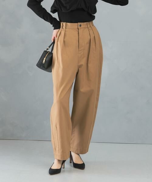 URBAN RESEARCH ROSSO / アーバンリサーチ ロッソ その他パンツ | タックカーブパンツ | 詳細1