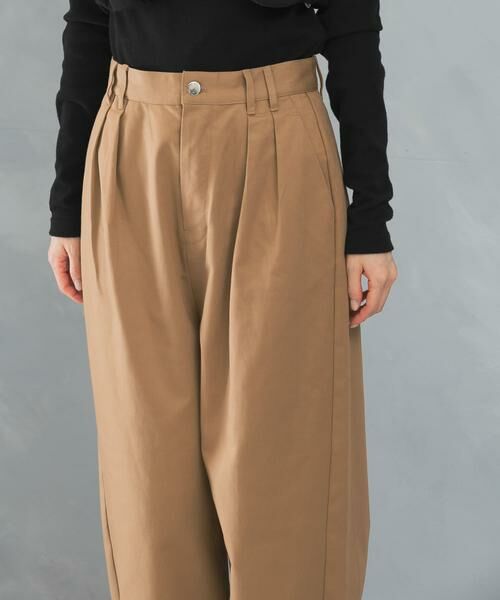 URBAN RESEARCH ROSSO / アーバンリサーチ ロッソ その他パンツ | タックカーブパンツ | 詳細10