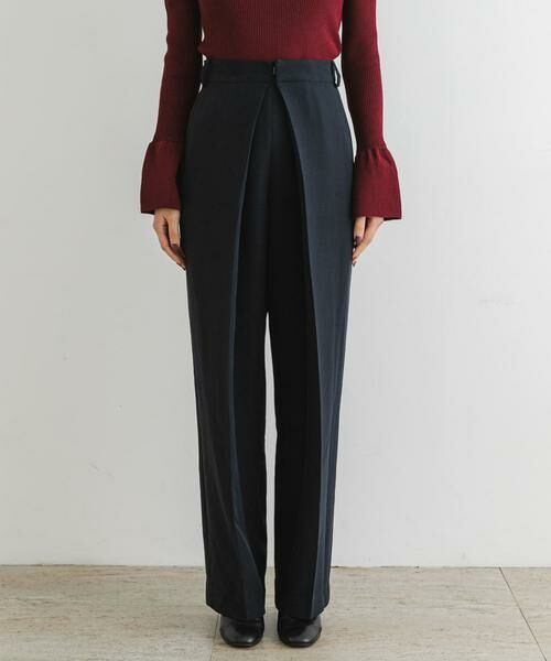 URBAN RESEARCH ROSSO / アーバンリサーチ ロッソ その他パンツ | F by ROSSO ダブルクロスデザインタックパンツ | 詳細3