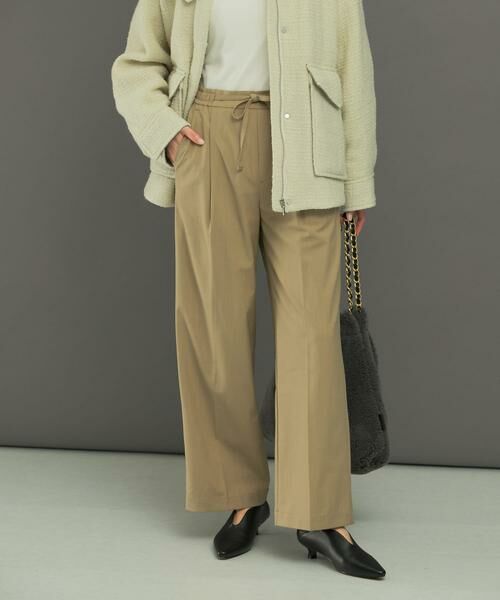 URBAN RESEARCH ROSSO/アーバンリサーチ ロッソ ウール混ウォッシャブルイージーパンツ イエロー 36