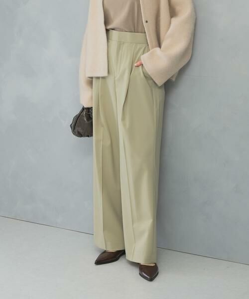 URBAN RESEARCH ROSSO / アーバンリサーチ ロッソ その他パンツ | ハイウエストワイドスラックス | 詳細1