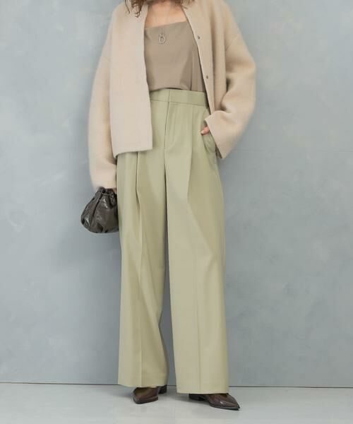 URBAN RESEARCH ROSSO / アーバンリサーチ ロッソ その他パンツ | ハイウエストワイドスラックス | 詳細2