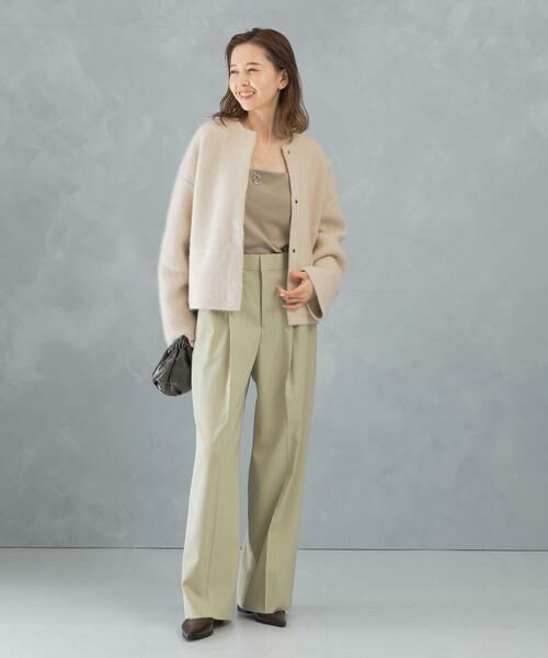 URBAN RESEARCH ROSSO / アーバンリサーチ ロッソ その他パンツ | ハイウエストワイドスラックス | 詳細3