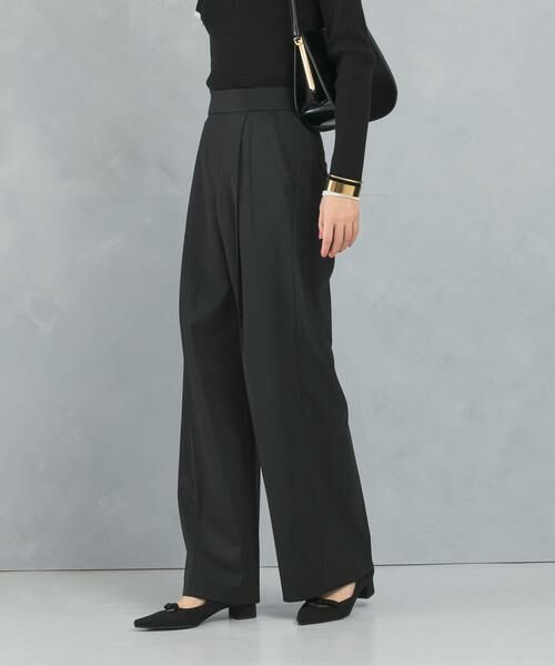URBAN RESEARCH ROSSO / アーバンリサーチ ロッソ その他パンツ | ハイウエストワイドスラックス | 詳細9