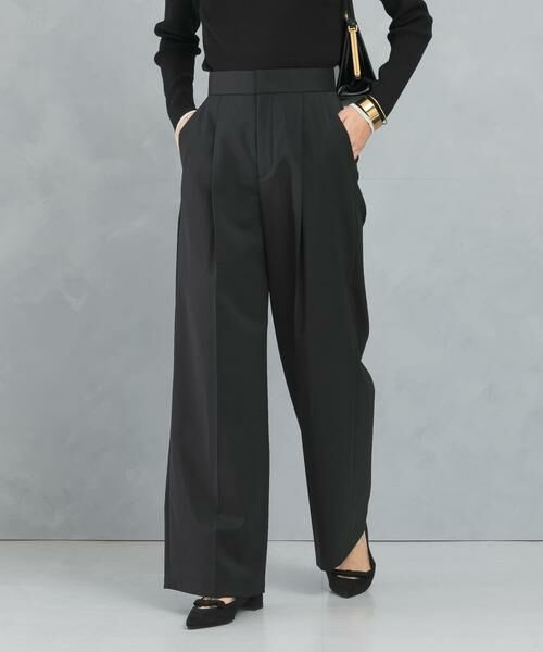 URBAN RESEARCH ROSSO / アーバンリサーチ ロッソ その他パンツ | ハイウエストワイドスラックス | 詳細10