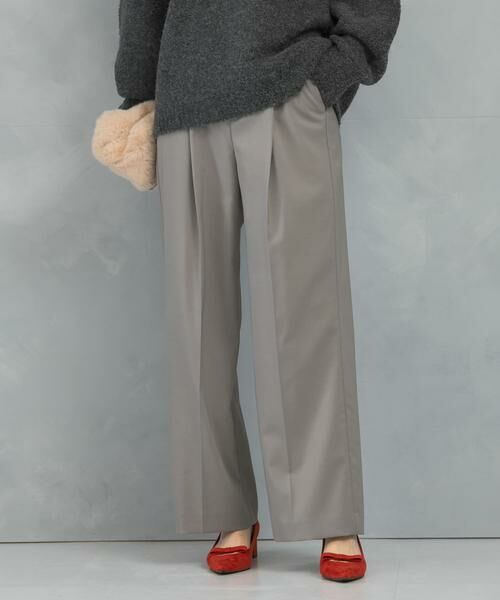 URBAN RESEARCH ROSSO / アーバンリサーチ ロッソ その他パンツ | ハイウエストワイドスラックス | 詳細24