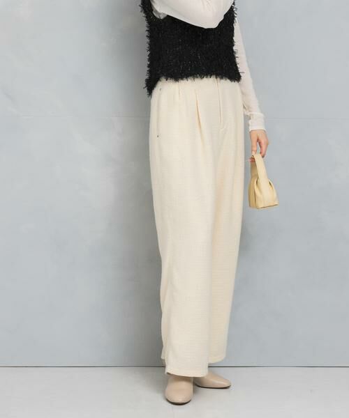 URBAN RESEARCH ROSSO / アーバンリサーチ ロッソ その他パンツ | ツイードストレートパンツ | 詳細1