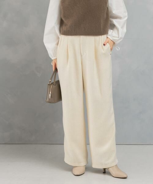 URBAN RESEARCH ROSSO / アーバンリサーチ ロッソ その他パンツ | ツイードストレートパンツ | 詳細5