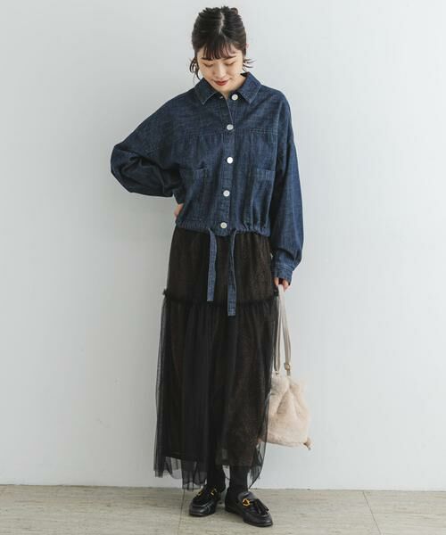 URBAN RESEARCH ROSSO / アーバンリサーチ ロッソ スカート | F by ROSSO　ラメチュールティアードスカート | 詳細5