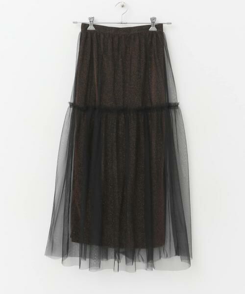 URBAN RESEARCH ROSSO / アーバンリサーチ ロッソ スカート | F by ROSSO　ラメチュールティアードスカート | 詳細7