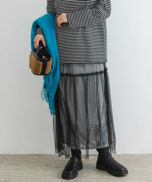 URBAN RESEARCH ROSSO / アーバンリサーチ ロッソ スカート | F by ROSSO　ラメチュールティアードスカート | 詳細14