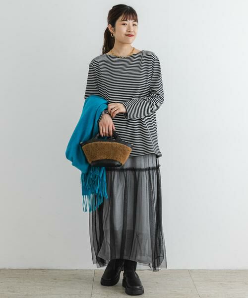 URBAN RESEARCH ROSSO / アーバンリサーチ ロッソ スカート | F by ROSSO　ラメチュールティアードスカート | 詳細17