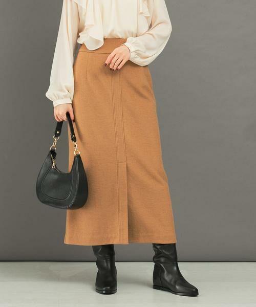 URBAN RESEARCH ROSSO / アーバンリサーチ ロッソ スカート | ウール混ブークレストレートスカート | 詳細1