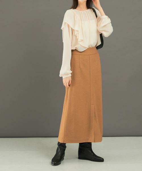 URBAN RESEARCH ROSSO / アーバンリサーチ ロッソ スカート | ウール混ブークレストレートスカート | 詳細3