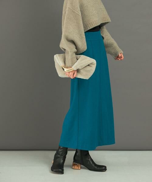 URBAN RESEARCH ROSSO / アーバンリサーチ ロッソ スカート | ウール混ブークレストレートスカート | 詳細8