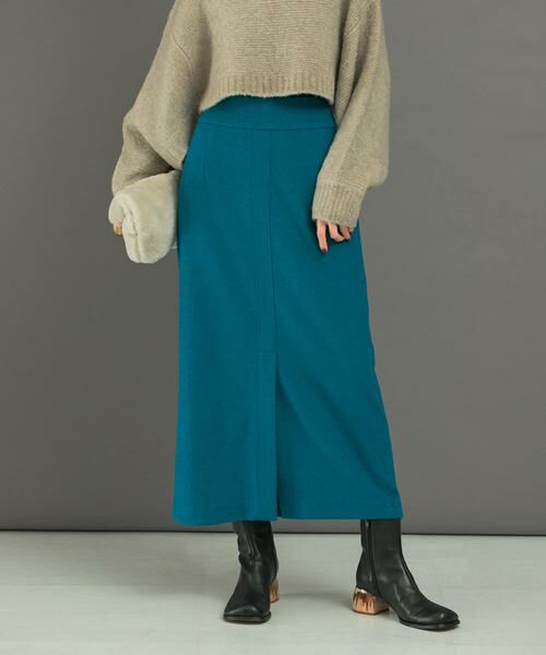 URBAN RESEARCH ROSSO / アーバンリサーチ ロッソ スカート | ウール混ブークレストレートスカート | 詳細9