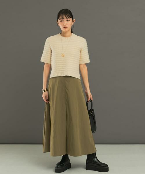 URBAN RESEARCH ROSSO / アーバンリサーチ ロッソ スカート | タフタロングフレアスカート | 詳細1