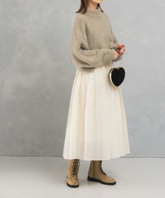 URBAN RESEARCH ROSSO / アーバンリサーチ ロッソ スカート | オーガンジープリーツスカート