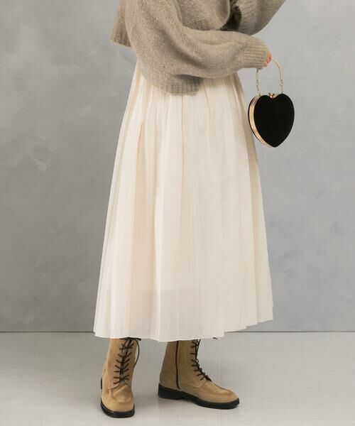 URBAN RESEARCH ROSSO / アーバンリサーチ ロッソ スカート | オーガンジープリーツスカート | 詳細18