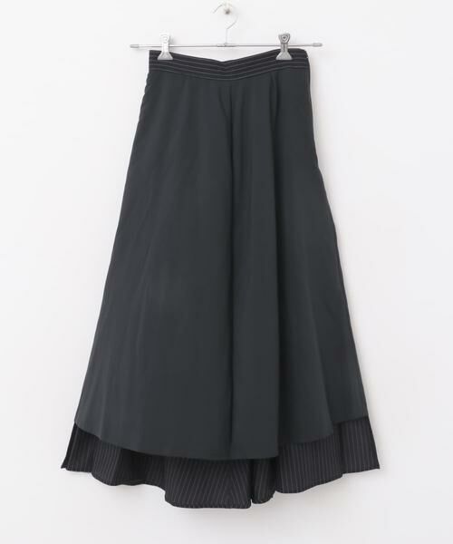 URBAN RESEARCH ROSSO / アーバンリサーチ ロッソ スカート | ストライプロングフレアスカート | 詳細10