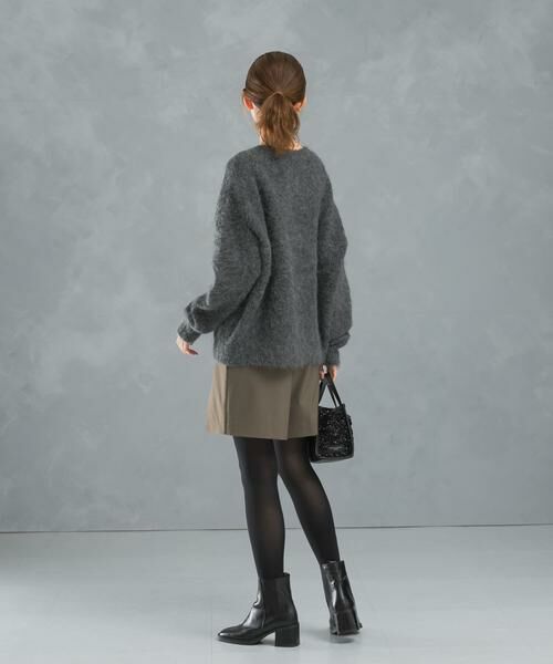URBAN RESEARCH ROSSO / アーバンリサーチ ロッソ スカート | ウールライクスリットミニスコート | 詳細2