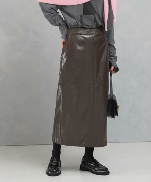 URBAN RESEARCH ROSSO / アーバンリサーチ ロッソ スカート | パテントストレートスカート | 詳細1