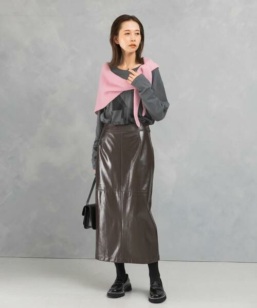 URBAN RESEARCH ROSSO / アーバンリサーチ ロッソ スカート | パテントストレートスカート | 詳細4