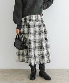 URBAN RESEARCH ROSSO / アーバンリサーチ ロッソ スカート | F by ROSSO　ツイードチェックスカート