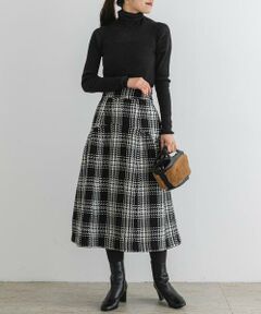 URBAN RESEARCH ROSSO / アーバンリサーチ ロッソ スカート | F by ROSSO　ツイードチェックスカート