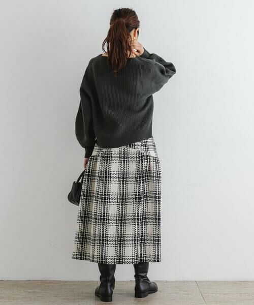 URBAN RESEARCH ROSSO / アーバンリサーチ ロッソ スカート | F by ROSSO　ツイードチェックスカート | 詳細6