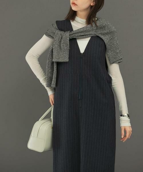 URBAN RESEARCH ROSSO / アーバンリサーチ ロッソ ワンピース | ディープVネックストライプワンピース | 詳細3