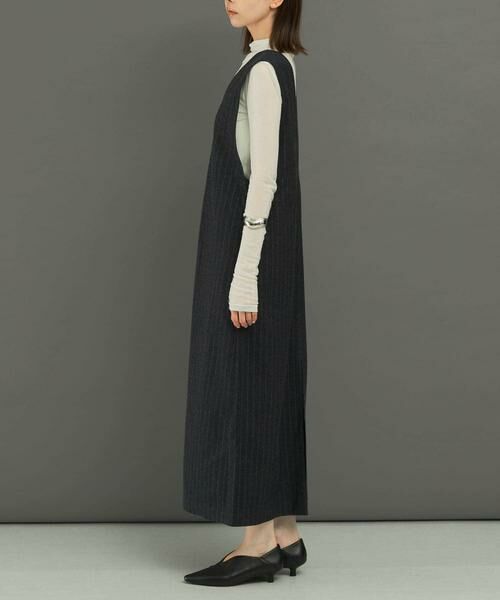 URBAN RESEARCH ROSSO / アーバンリサーチ ロッソ ワンピース | ディープVネックストライプワンピース | 詳細9