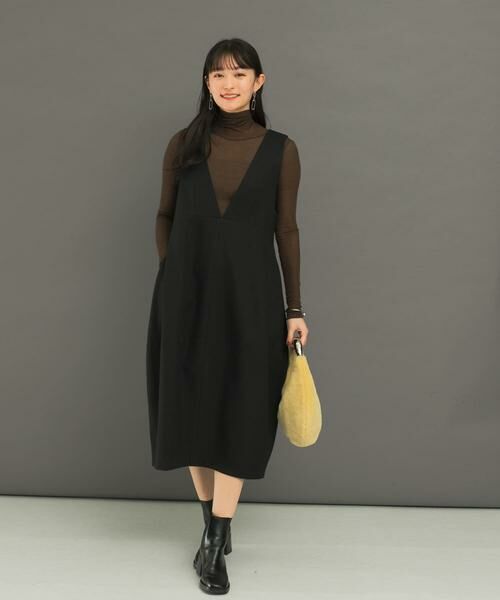 URBAN RESEARCH ROSSO / アーバンリサーチ ロッソ ワンピース | 『UR TECH』コクーンジャンパーワンピース | 詳細13