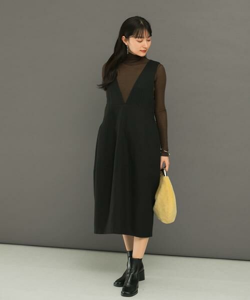 URBAN RESEARCH ROSSO / アーバンリサーチ ロッソ ワンピース | 『UR TECH』コクーンジャンパーワンピース | 詳細14