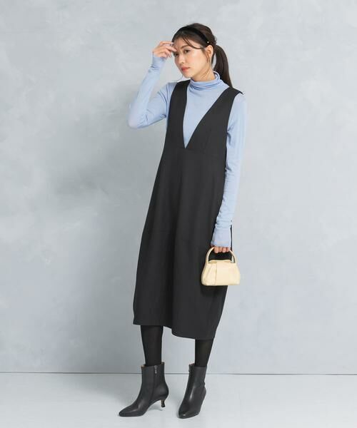 URBAN RESEARCH ROSSO / アーバンリサーチ ロッソ ワンピース | 『UR TECH』コクーンジャンパーワンピース | 詳細2