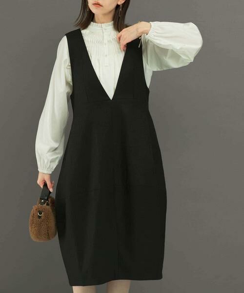 URBAN RESEARCH ROSSO / アーバンリサーチ ロッソ ワンピース | 『UR TECH』コクーンジャンパーワンピース | 詳細4