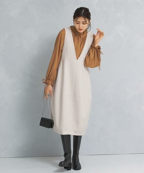 URBAN RESEARCH ROSSO / アーバンリサーチ ロッソ ワンピース | 『UR TECH』コクーンジャンパーワンピース | 詳細28