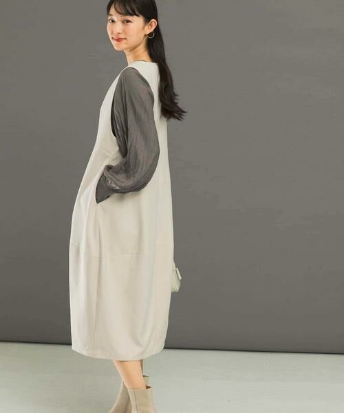 URBAN RESEARCH ROSSO / アーバンリサーチ ロッソ ワンピース | 『UR TECH』コクーンジャンパーワンピース | 詳細29