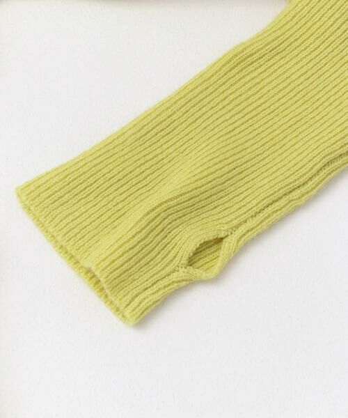 URBAN RESEARCH ROSSO / アーバンリサーチ ロッソ ワンピース | ヤク混サイドスリット畦ニットワンピース | 詳細13